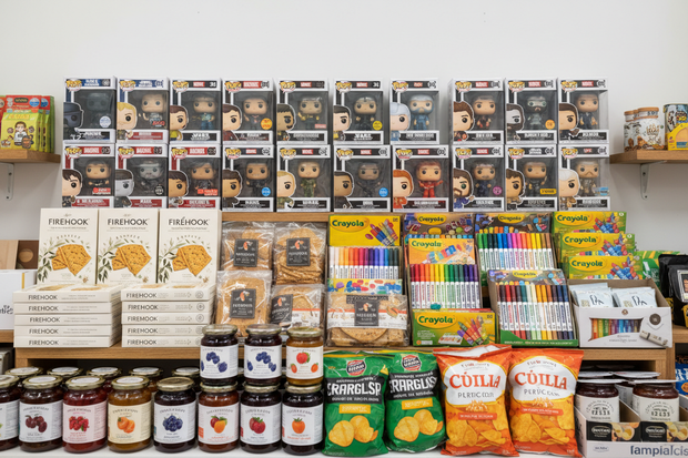 toys and good items. Funko, Firehook, Crayola, Jam, Chips